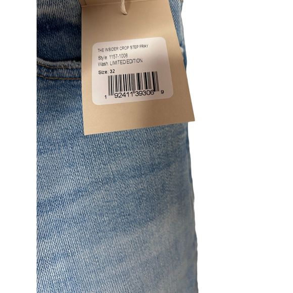 MOTHER The insider Crop Step Frey Limited Edition Wash 1157-1008 Size 32 - Picture 7 of 10